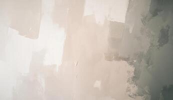 Patching and painting wall photo
