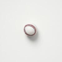 Baseball on a white background photo