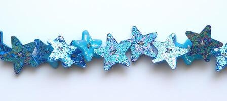 Star-shaped decorative elements photo