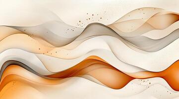 Abstract Liquid Flowing Waves photo