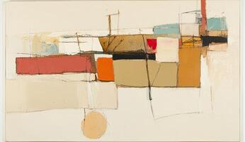 Abstract landscape composition photo