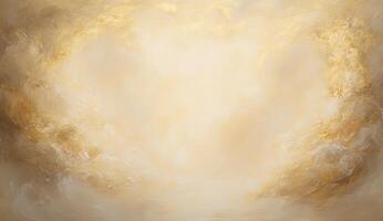 Golden ethereal cloudscape photo