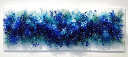 Abstract Blue Seascape photo