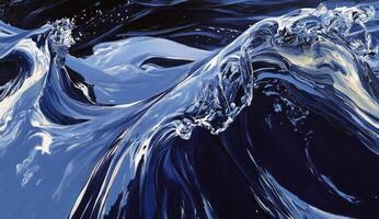 Abstract Liquid Waves photo