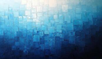 Abstract blue gradient painting photo