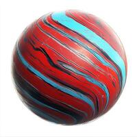 Vibrant swirling sphere photo