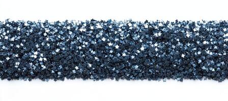 Dark blue, sparkly, small, faceted crystals photo