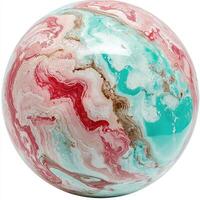 Colorful spherical decorative object photo