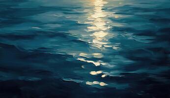 Sunlit Sea Depths photo
