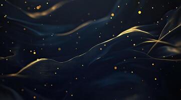 Dark fabric with golden specks photo