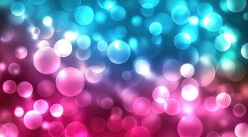 Vibrant bokeh background photo
