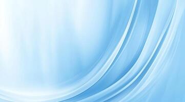 Light blue flowing curves photo