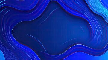Abstract deep blue, swirling, layered design photo