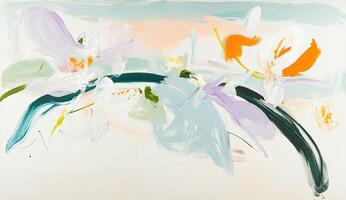 Abstract floral arrangement photo