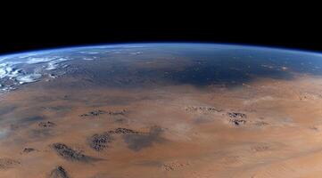 Earth's Desert Landscape from Space photo