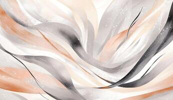 Abstract swirling design with soft tones photo