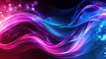 Abstract vibrant swirling colors photo