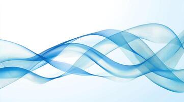 Abstract blue wave background photo