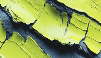 Textural Lime Green and Dark Gray Abstract photo