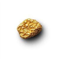 Raw gold nugget photo