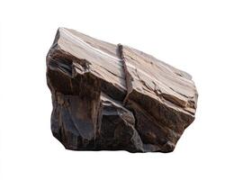 Rough, dark stone slab photo