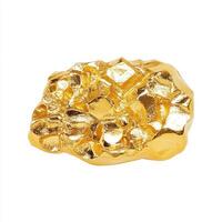 Gold nugget-shaped decorative piece photo