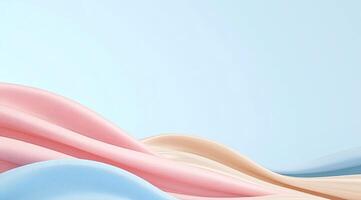 Soft Pastel Fabric Flow photo