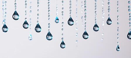 Water Drops Cascading photo