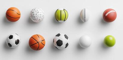 Collection of Sport Balls photo