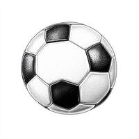 Classic soccer ball illustration photo