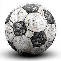 Worn Soccer Ball photo