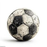 Weathered soccer ball photo