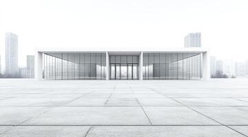 Modern minimalist architectural structure photo