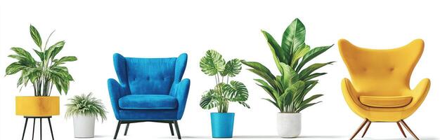 Cozy Living Space with Plants and Furniture photo