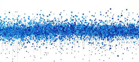 Abstract Blue Burst photo