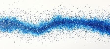 Abstract Blue Glitter Stream photo