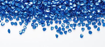 Cobalt Blue Decorative Pebbles photo