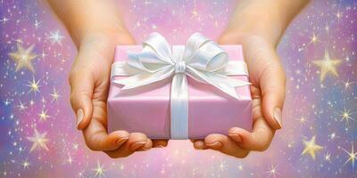 Gift of Generosity in Hands photo