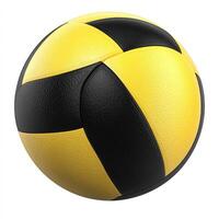 Yellow and black volleyball photo