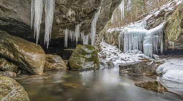 Frozen Cave Stream photo