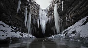 Frozen Waterfall Canyon photo