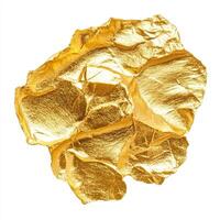 Gold nugget texture photo