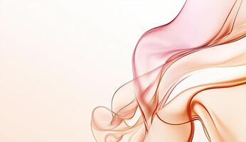 Abstract swirling forms of smoke or fabric photo