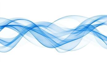 Blue smoke wave background photo