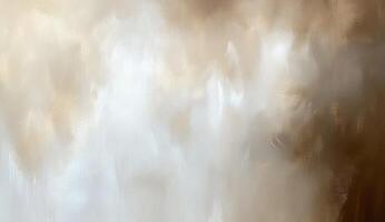 Abstract ethereal blend of beige and white photo