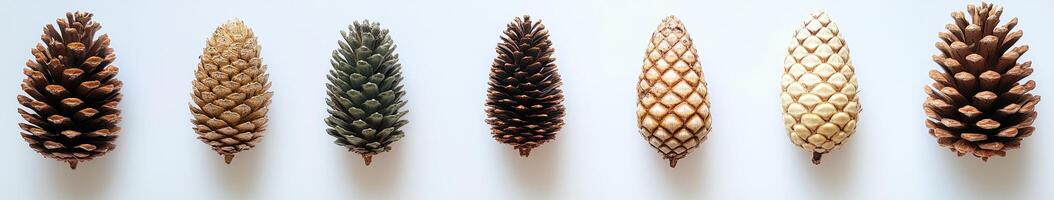 Assorted Pine Cones photo