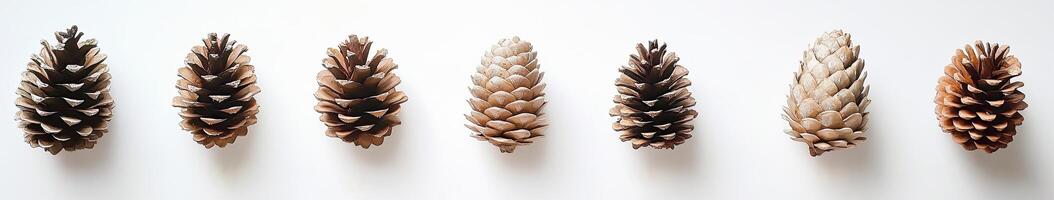 Graduated Pine Cones photo