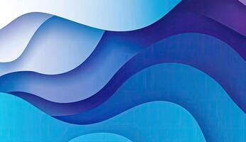 Abstract wavy layers of color photo