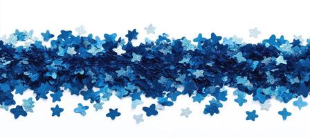 Blue Star Confetti photo