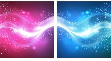 Dual-toned, ethereal energy waves photo
